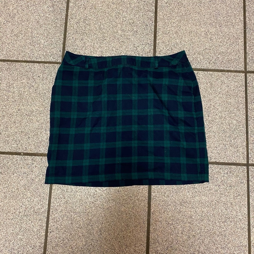 plaid skirt